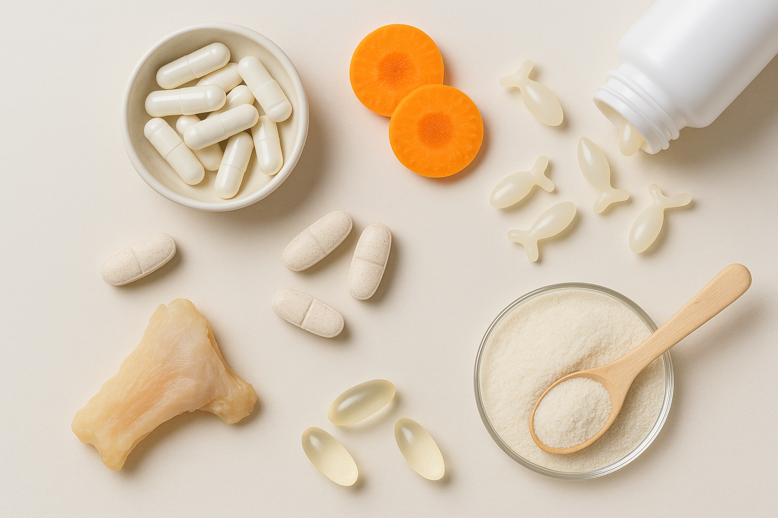 Porovnanie doplnkov a zložiek kĺbovej výživy pri bolesti kolena