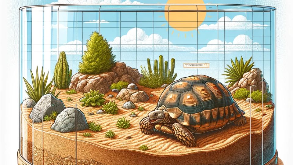 Suchozemské Terárium: Vhodné pre suchozemské korytnačky, ako sú napríklad grécke alebo ruské korytnačky. 