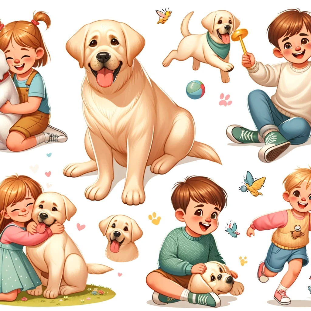 Labradorské retrievery sú známe svojou priateľskosťou, lojalitou a hravosťou. Sú trpezliví a milujúci, čo ich robí skvelými spoločníkmi pre deti. 