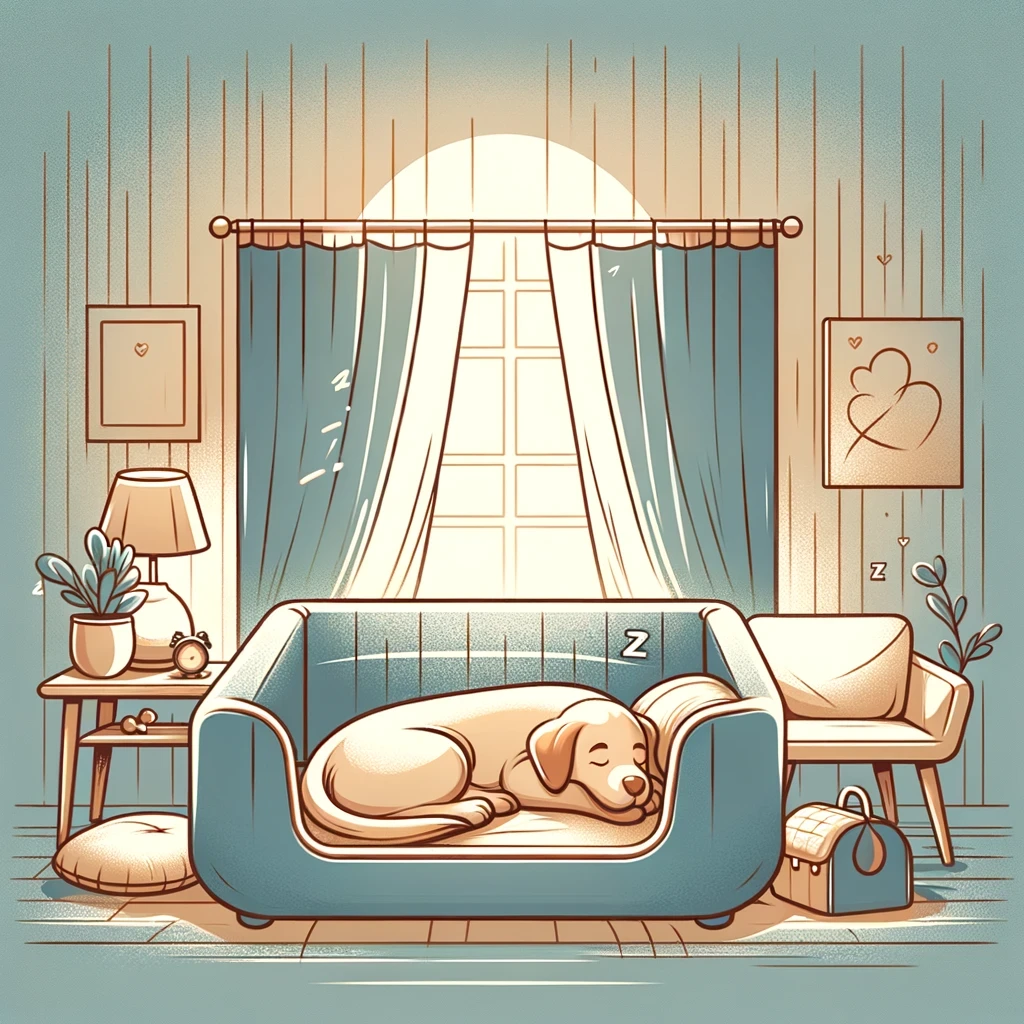 Uistite sa, že váš pes má tiché, pohodlné a bezpečné miesto na spánok.