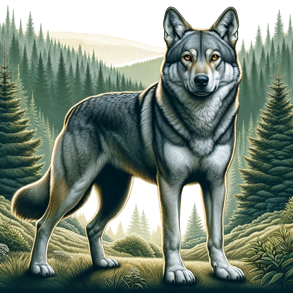 Československý vlčiak je plemeno, ktoré vyniká svojím vzhľadom veľmi podobným vlkovi. 