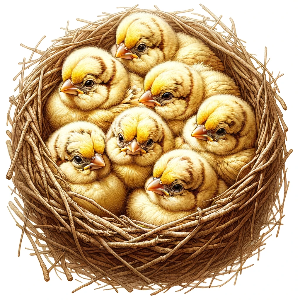 Uistite sa, že všetky mláďatá sú kŕmené a aktívne.