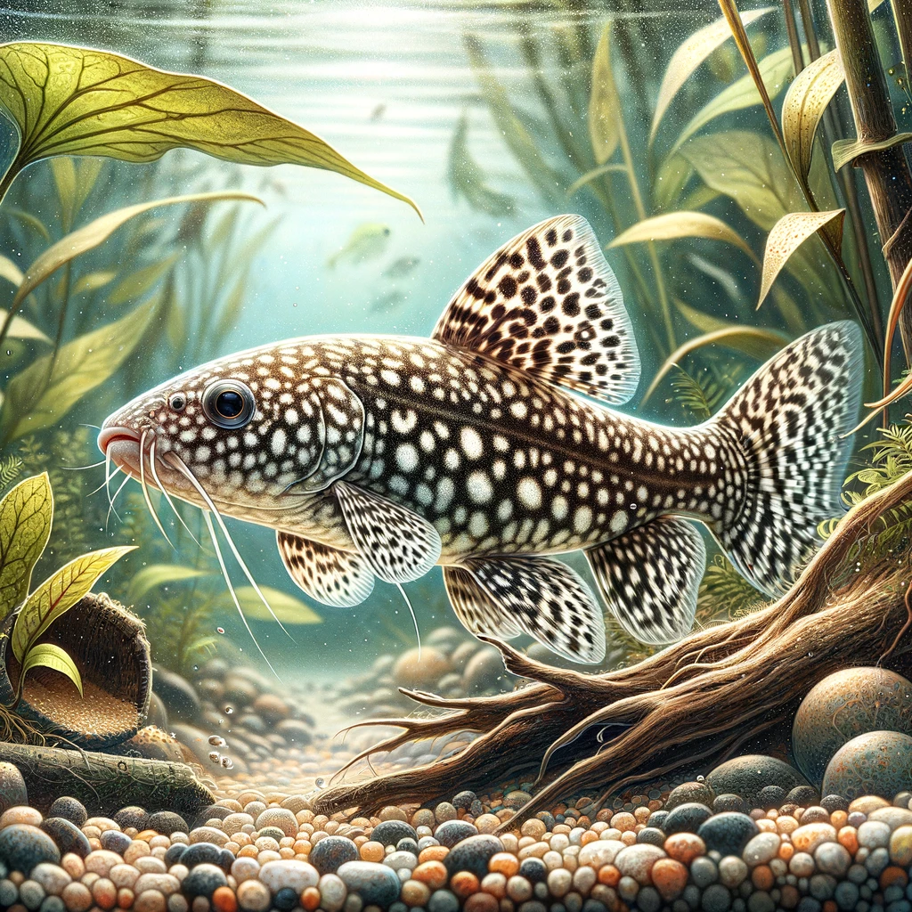 Corydoras paleatus (Pancierniček škvrnitý)