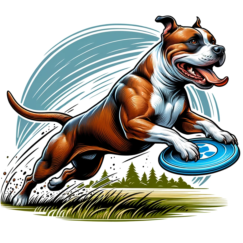 Amstaff potrebuje pravidelnú fyzickú aktivitu, aby zostal zdravý a šťastný.