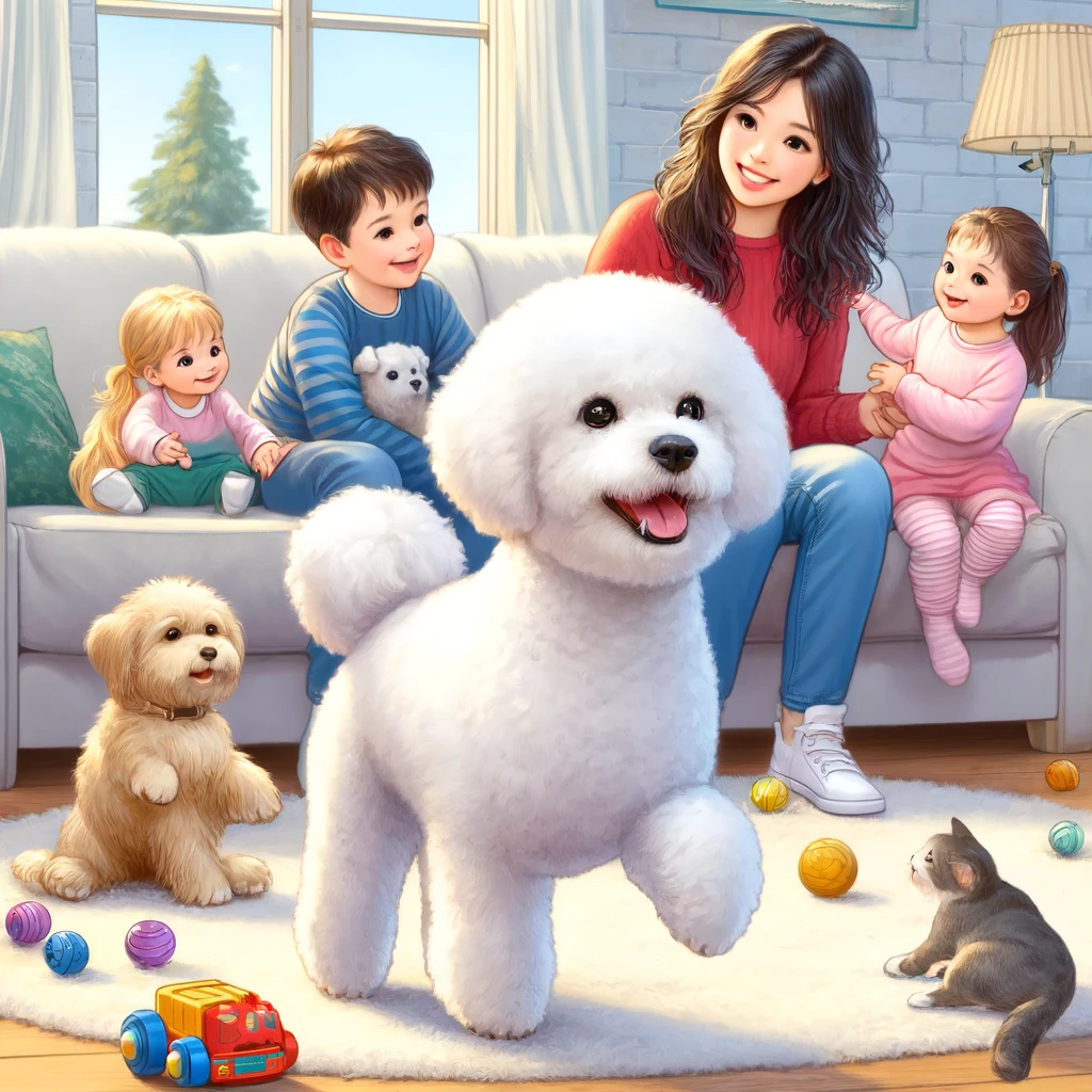 Bišon je vynikajúci rodinný pes, ktorý sa výborne hodí do domácností s deťmi aj inými domácimi zvieratami.