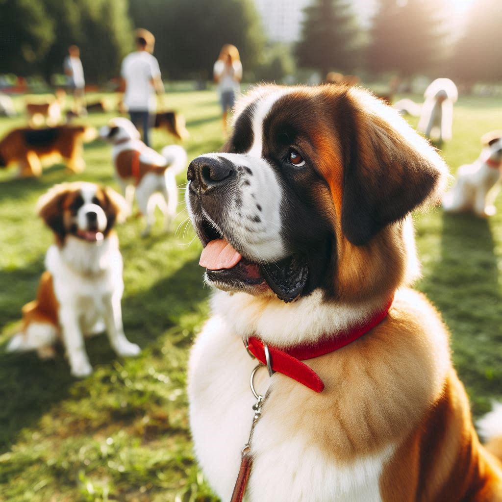 Svätobernardský pes potrebuje pravidelný pohyb, aby si udržal dobrú kondíciu a zdravie.