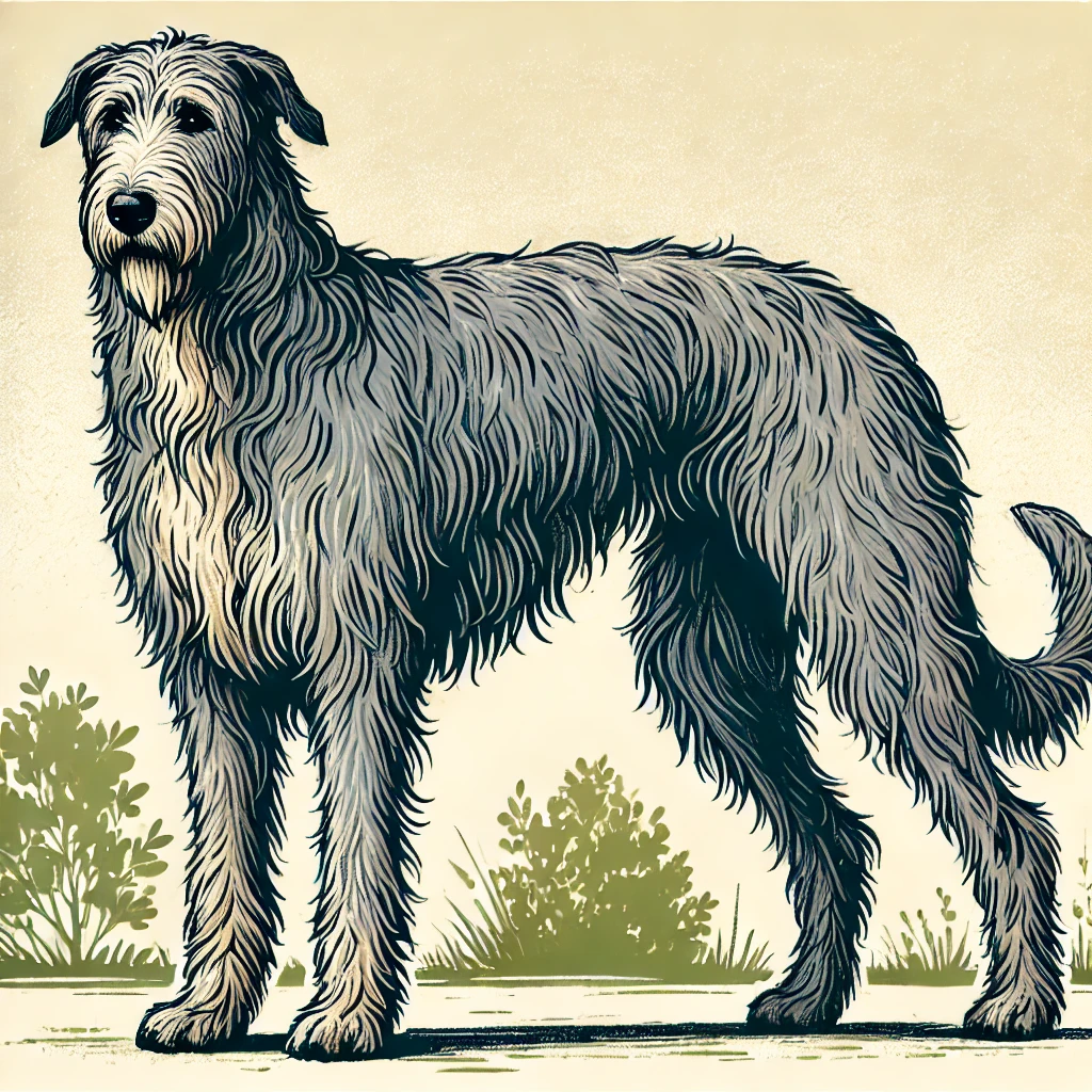 Írsky vlkodav je jedno z najstarších plemien psov, s históriou, ktorá siaha viac ako 2 000 rokov do minulosti. 