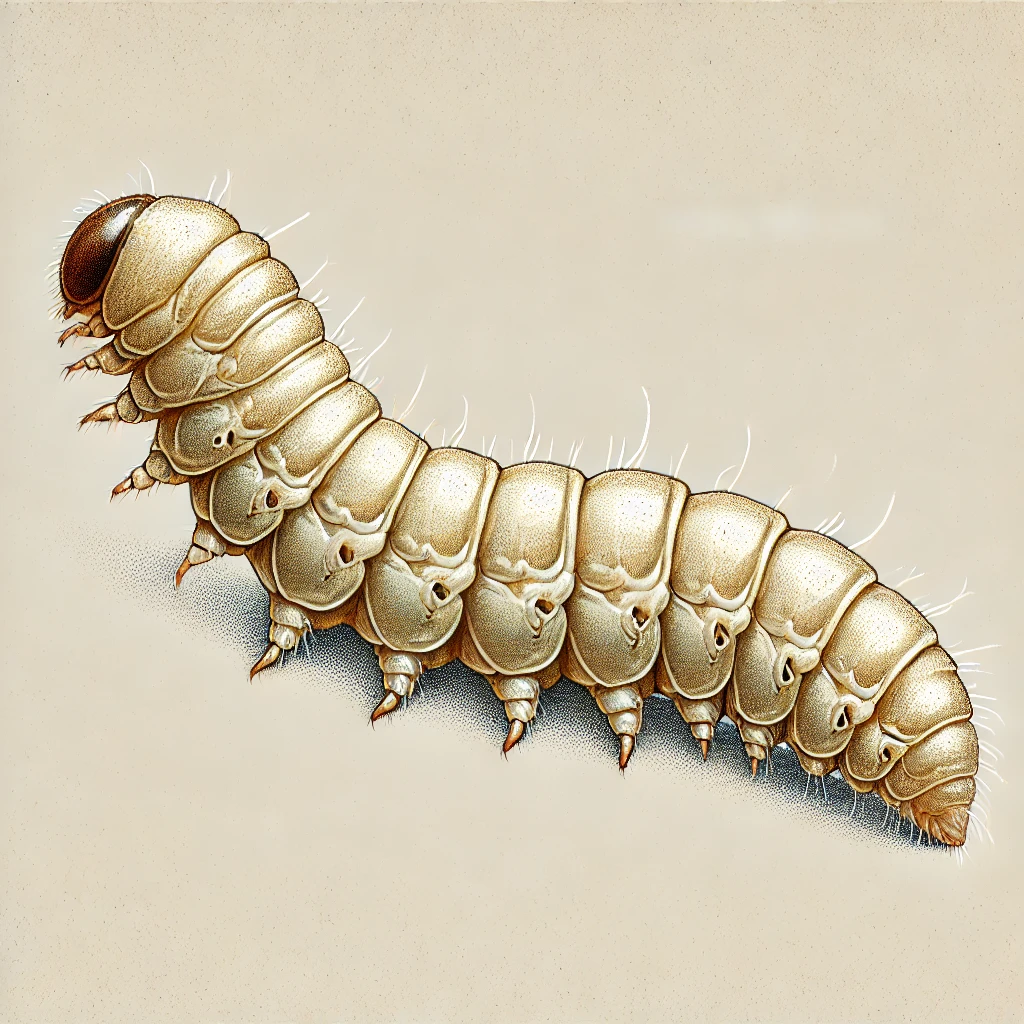 Z vajíčok sa liahnu larvy, ktoré sú hlavnými vinníkmi poškodenia oblečenia. 