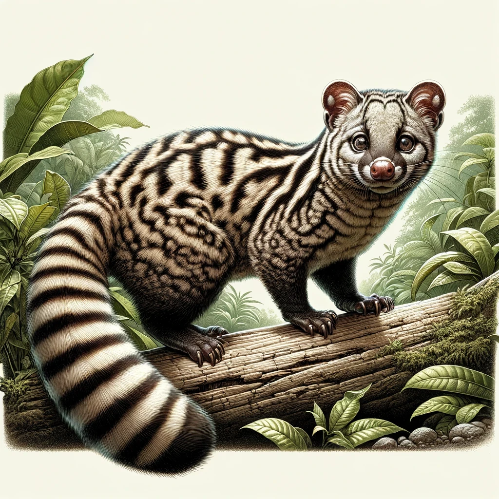 Cibetky vo voľnej prírode konzumujú zrelé kávové čerešne. 