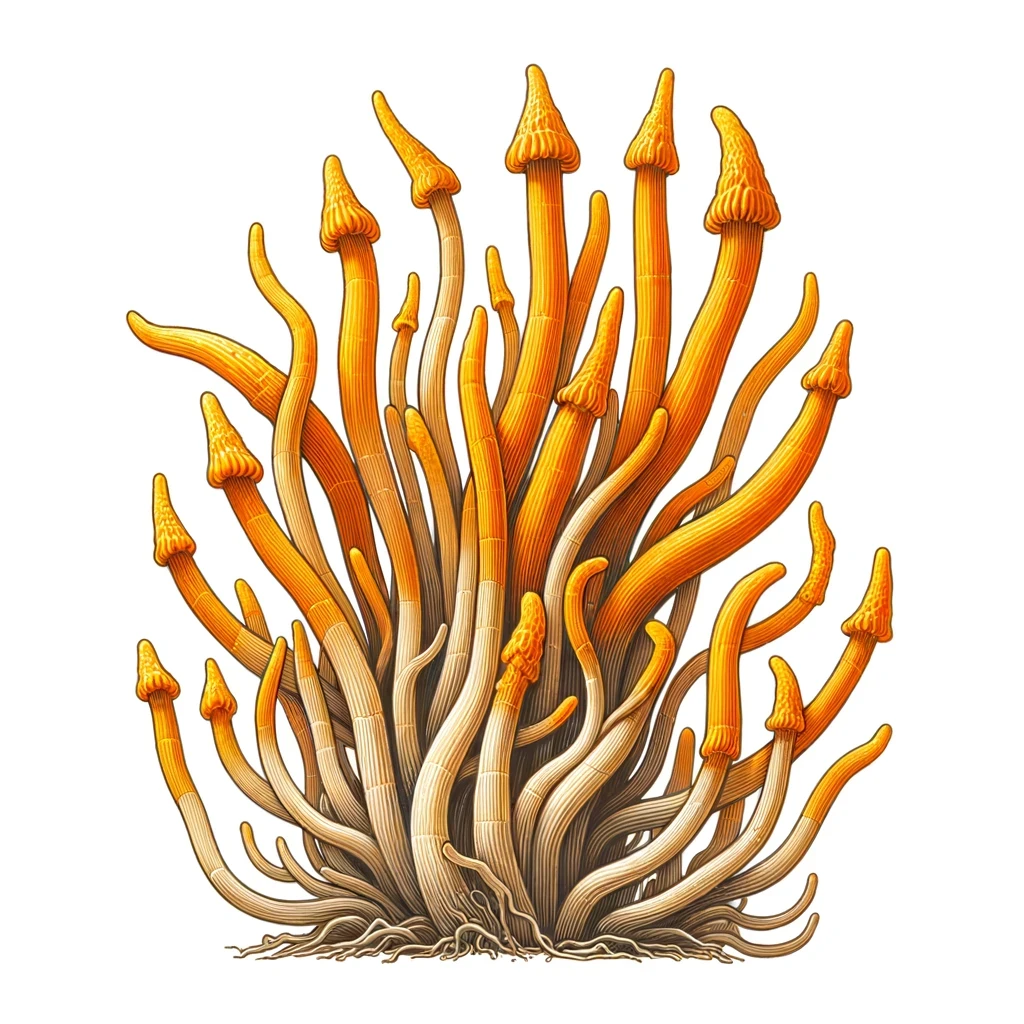 Cordyceps sú unikátne kvôli svojej jemnej chuti a sa často používajú v tradičných čínskych polievkach a tonikách.