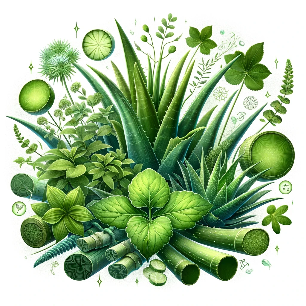 Niektoré byliny, ako sú gotu kola alebo aloe vera, môžu tiež podporovať tvorbu kolagénu.