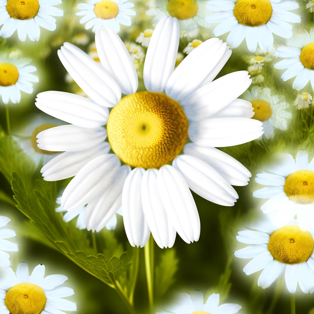 Rumanček kamilkový je jednoročná rastlina, ktorá sa vyznačuje výškou do 60 cm, jemne rozvetvenými stonkami a listami, ktoré sú tenké a rozdelené.