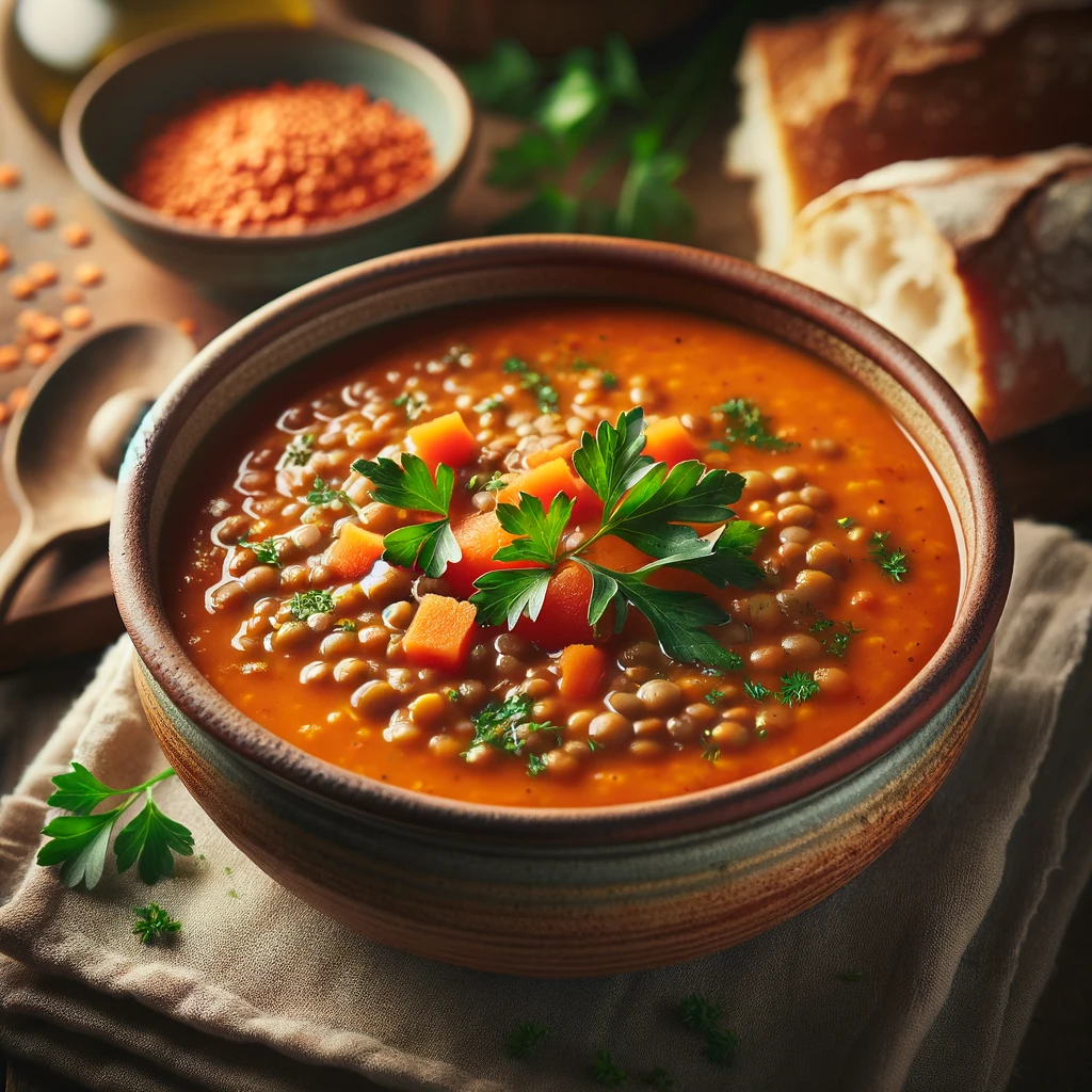 Polievka z červenej šošovice – super chuť v 6 krokoch