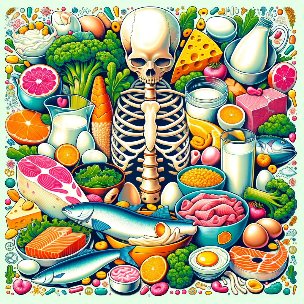 Konzumujte stravu bohatú na vápnik a vitamín D, ktoré sú kľúčové pre zdravie kostí.