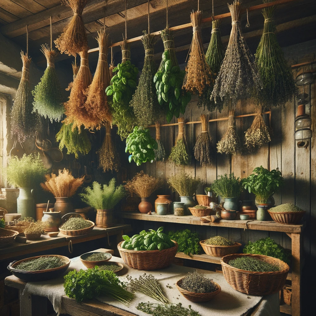 Mnohé bylinky si môžete uchovať sušením.