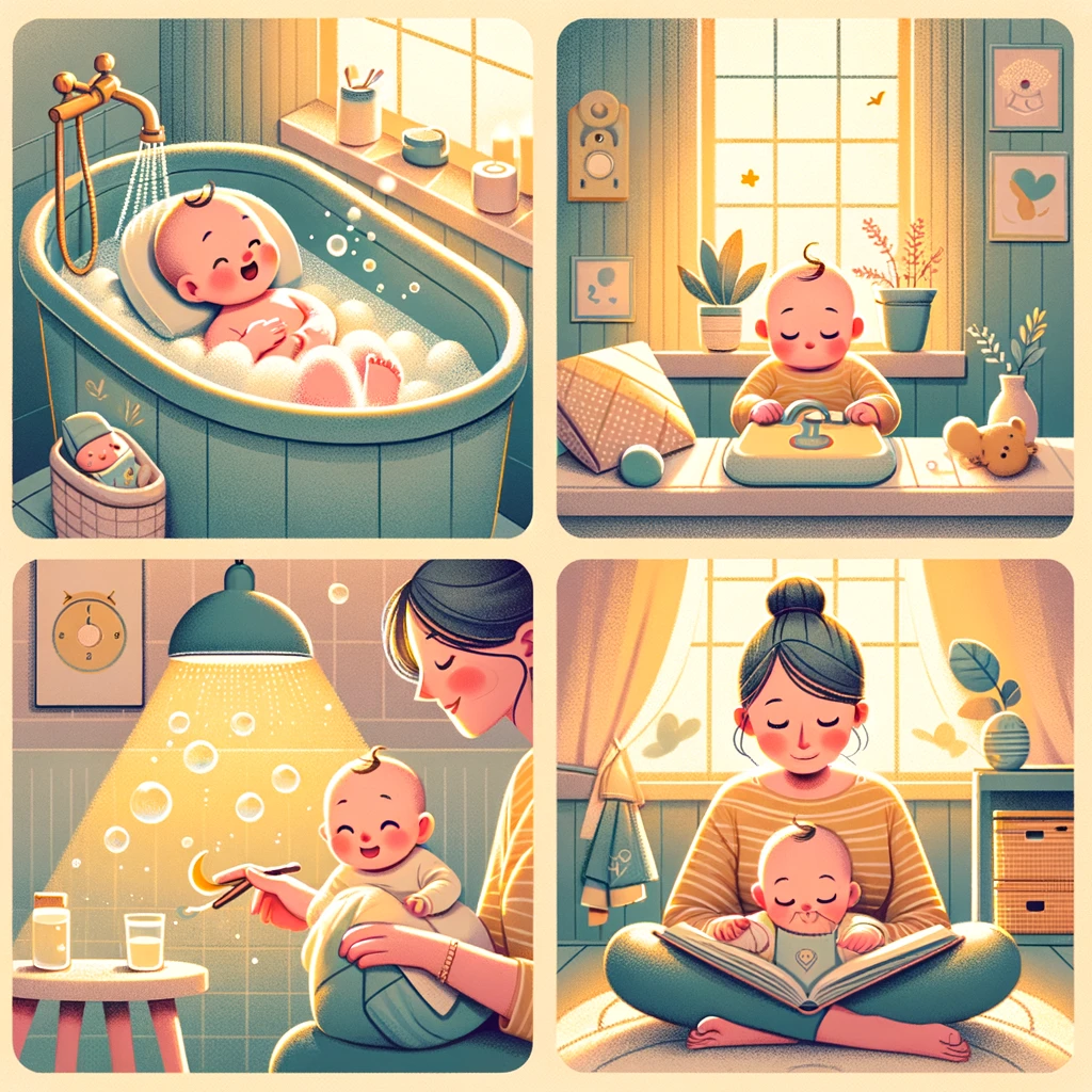 Zavádzajte upokojujúce aktivity pred spaním, ako sú kúpanie, čítanie alebo tiché hry, ktoré signalizujú, že je čas ísť spať.